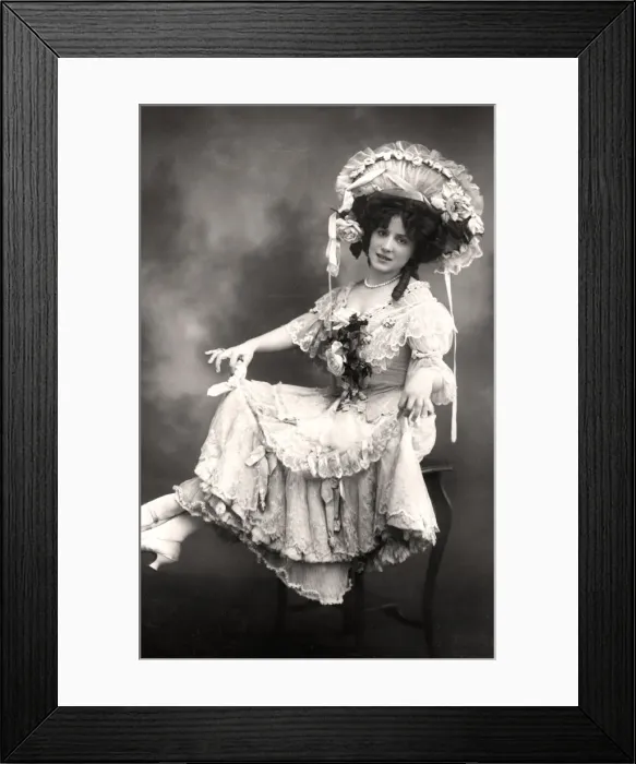 Framed Print : Fanny Dango (1878-1972), singer and dancer, early 20th century. Artist: Foulsham and Banfield Framed Print : Fanny Dango (1878-1972), singer and dancer, early 20th century. Artist: Foulsham and Banfield