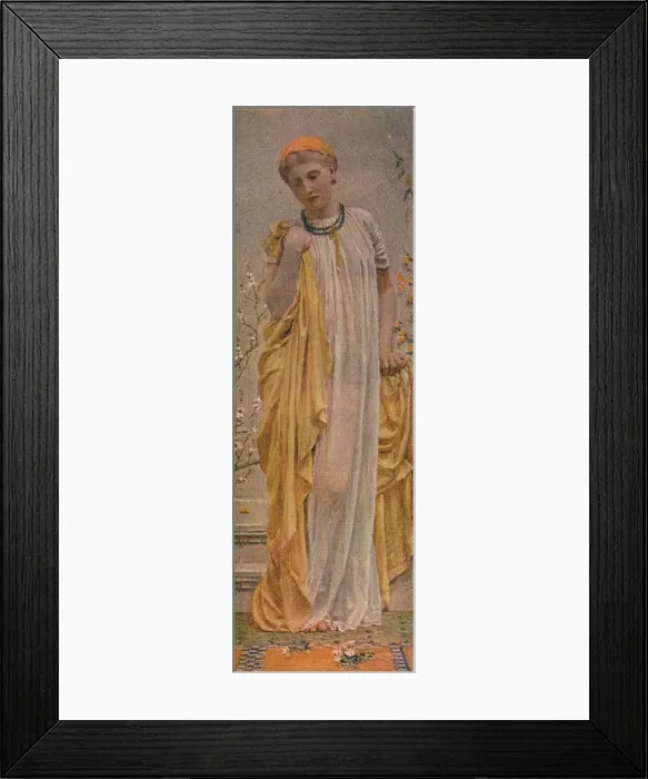 Framed Print : Anemones, 1872. Artist: Albert Joseph Moore Framed Print : Anemones, 1872. Artist: Albert Joseph Moore