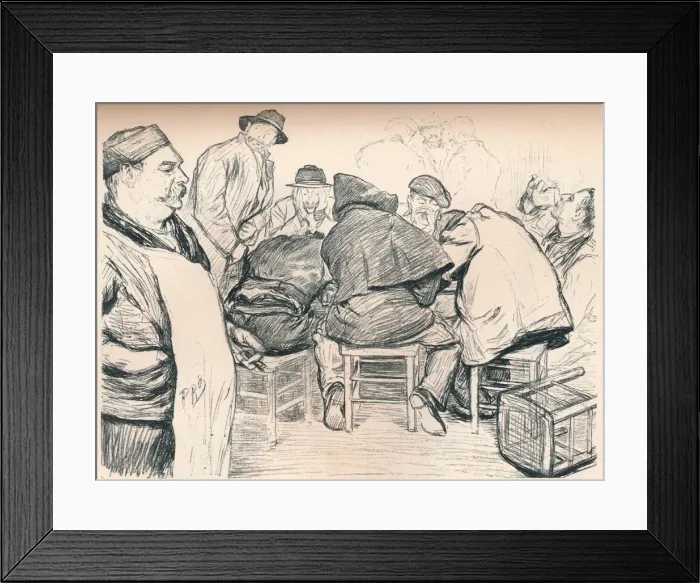 Framed Print : A Purveyor of Liquid Refreshment For Anarchists, c1895. Artist: Paul Charles Renouard Framed Print : A Purveyor of Liquid Refreshment For Anarchists, c1895. Artist: Paul Charles Renouard