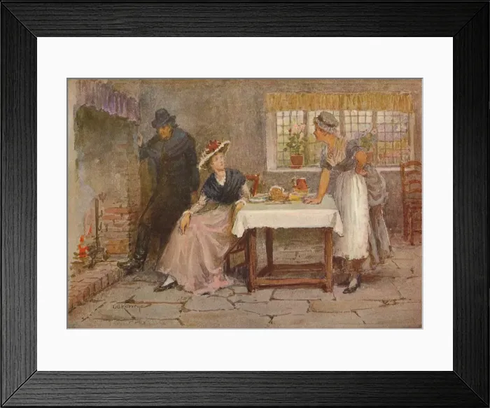 Framed Print : Langham Sketch: Shelter, c1885. Artist: George Goodwin Kilburne Framed Print : Langham Sketch: Shelter, c1885. Artist: George Goodwin Kilburne