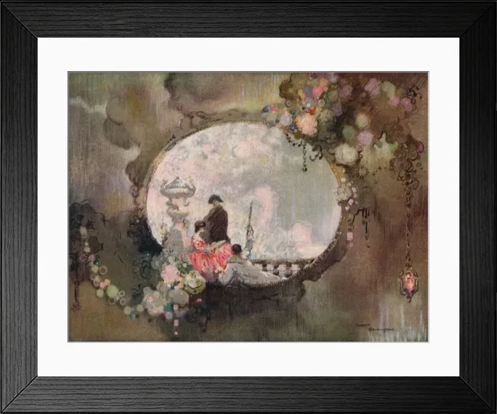 Framed Print : A Decorative Panel, c1912. Artist: George Sheringham Framed Print : A Decorative Panel, c1912. Artist: George Sheringham