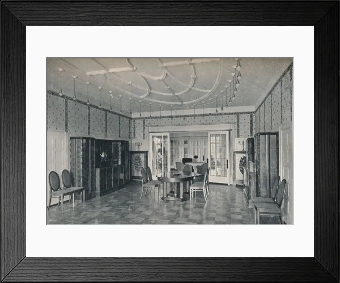 Framed Print : House Near Bielefeld, The Dining Room, c1912