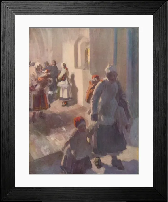 Framed Print : Matins on Christmas Day, c1912. Artist: Anders Leonard Zorn Framed Print : Matins on Christmas Day, c1912. Artist: Anders Leonard Zorn