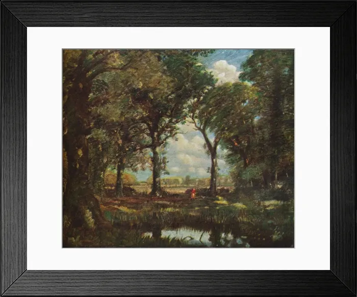 Framed Print : A Woodland Pool, c1905. Artist: David Muirhead Framed Print : A Woodland Pool, c1905. Artist: David Muirhead