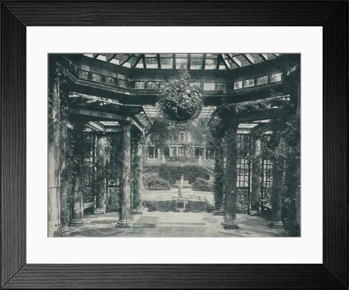 Framed Print : The Pergola, c1900. Creator: Horatio Nelson King. The Pergola, c1900. Creator: Horatio Nelson King Framed Print : The Pergola, c1900. Creator: Horatio Nelson King. The Pergola, c1900. Creator: Horatio Nelson King