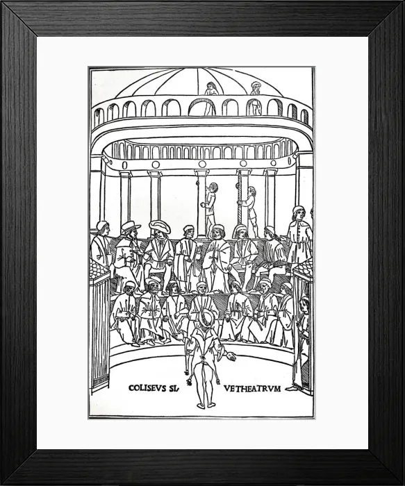 Framed Print : Plantus, Comoediae, c1511. Artist: Lazarus de Soardi Framed Print : Plantus, Comoediae, c1511. Artist: Lazarus de Soardi