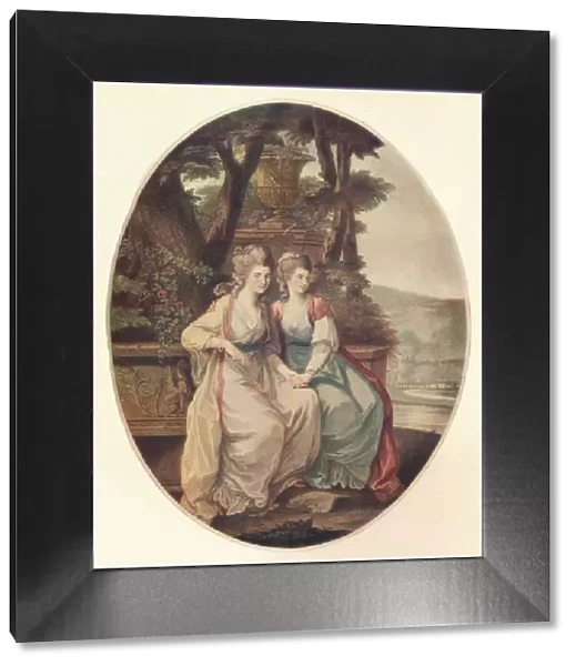 The Duchess of Devonshire and Lady Duncannon, 1782. Artist: William Dickinson