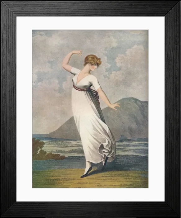 Framed Print : Caledonia in a Reel, c1800. Artist: Joseph Constantine Stadler Framed Print : Caledonia in a Reel, c1800. Artist: Joseph Constantine Stadler