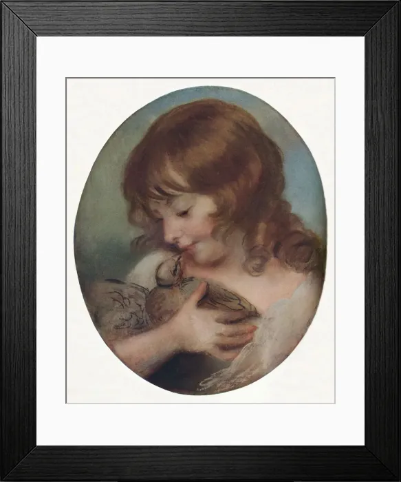Framed Print : Mrs. Shurlock (Henrietta Russell), c1799. Artist: John Russell Framed Print : Mrs. Shurlock (Henrietta Russell), c1799. Artist: John Russell