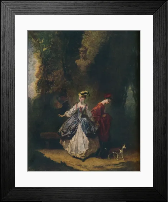 Framed Print : La Surpris, c1847. Artist: Nicholas Edward Gabe Framed Print : La Surpris, c1847. Artist: Nicholas Edward Gabe