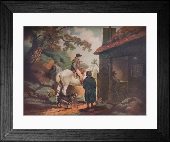 Framed Print : The Turnpike Gate, c1805. Artist: William Ward Framed Print : The Turnpike Gate, c1805. Artist: William Ward