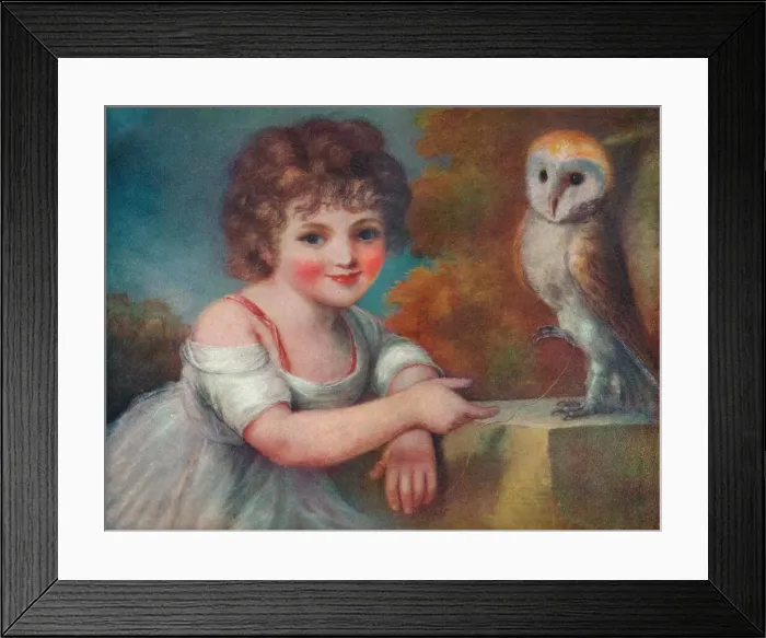 Framed Print : Portrait of Master Russell, 1799. Artist: John Russell Framed Print : Portrait of Master Russell, 1799. Artist: John Russell