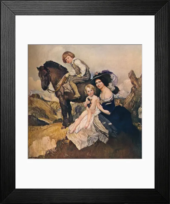 Framed Print : Portrait Group, 1908. Artist: George Washington Lambert Framed Print : Portrait Group, 1908. Artist: George Washington Lambert