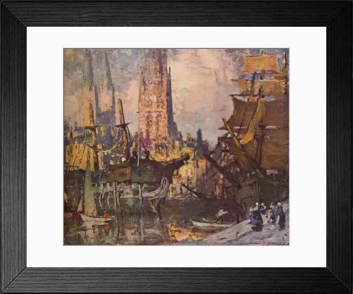 Framed Print : The Last of the Indomitable, c1908. Artist: James Paterson Framed Print : The Last of the Indomitable, c1908. Artist: James Paterson
