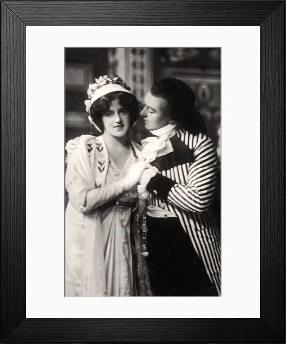 Framed Print : Robert Evett (1874-1949) and Denise Orme (1885-1960) in The Merveilleuses, early 20th century. Artist: Rotary Photo Framed Print : Robert Evett (1874-1949) and Denise Orme (1885-1960) in The Merveilleuses, early 20th century. Artist: Rotary Photo
