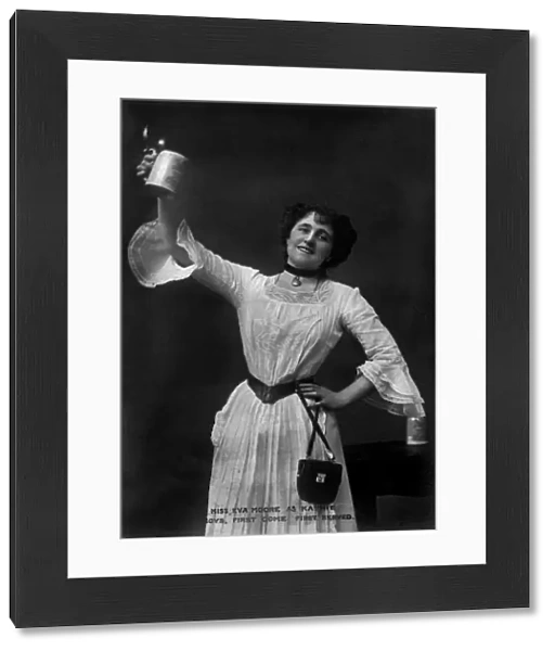 Eva Moore as Kathie in Boys, First Come, First Served, 1903. Artist: Ellis & Walery