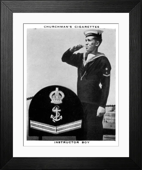 Framed Print : Instructor Boy, 1937. Artist: WA & AC Churchman Framed Print : Instructor Boy, 1937. Artist: WA & AC Churchman
