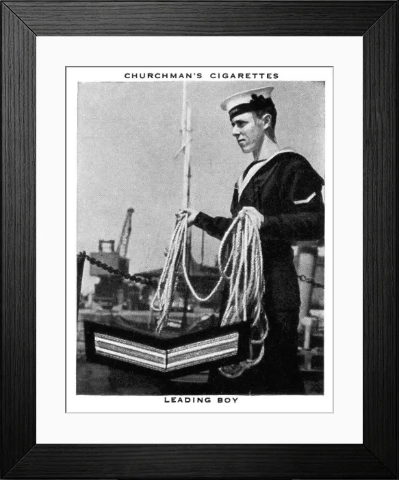 Framed Print : Leading Boy, 1937. Artist: WA & AC Churchman Framed Print : Leading Boy, 1937. Artist: WA & AC Churchman