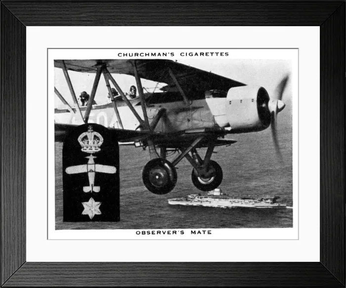 Framed Print : Observers Mate, 1937. Artist: WA & AC Churchman Framed Print : Observers Mate, 1937. Artist: WA & AC Churchman