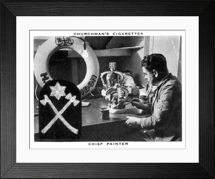 Framed Print : Chief Painter, 1937. Artist: WA & AC Churchman Framed Print : Chief Painter, 1937. Artist: WA & AC Churchman