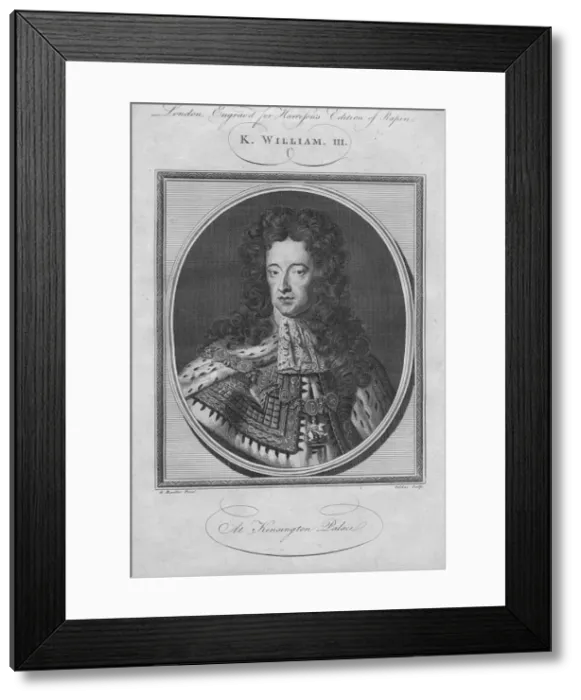 Framed Print : King William III, 1784 Framed Print : King William III, 1784