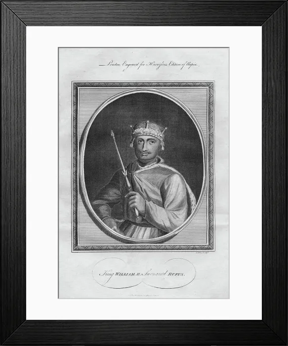 Framed Print : King William II (William Rufus), 1786 Framed Print : King William II (William Rufus), 1786