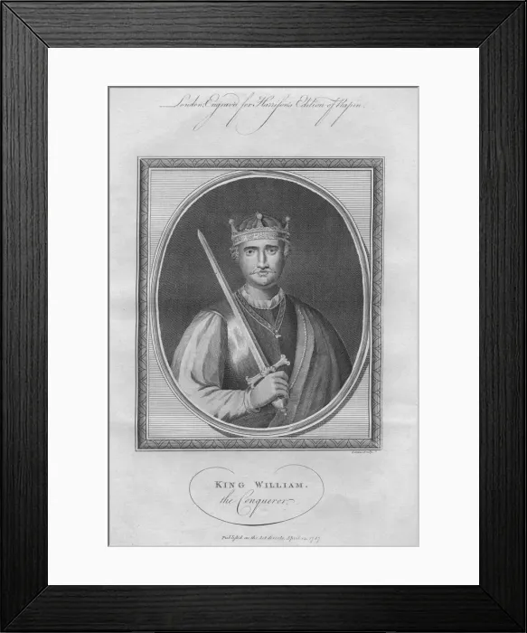 Framed Print : William the Conqueror, 1787 Framed Print : William the Conqueror, 1787