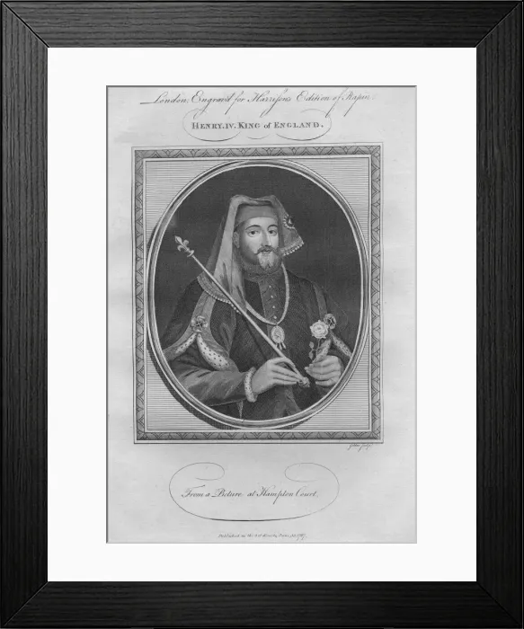 Framed Print : King Henry IV, 1787 Framed Print : King Henry IV, 1787