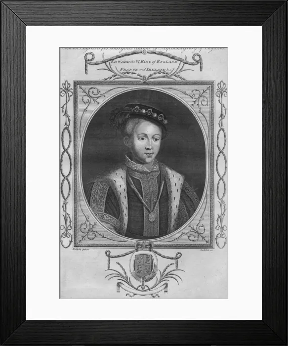Framed Print : King Edward VI, 1784 Framed Print : King Edward VI, 1784