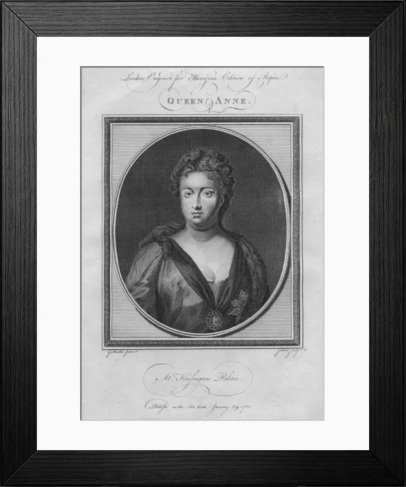 Framed Print : Queen Anne, 1785 Framed Print : Queen Anne, 1785