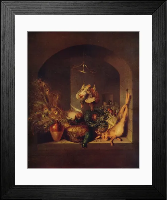 Framed Print : Still Life, 1824. Artist: Benjamin Blake Framed Print : Still Life, 1824. Artist: Benjamin Blake