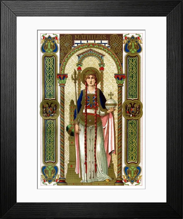 Framed Print : St Mathilda, 1886 Framed Print : St Mathilda, 1886