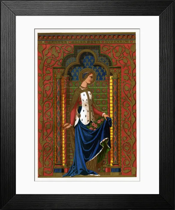 Framed Print : St Elizabeth of Hungary, 1886 Framed Print : St Elizabeth of Hungary, 1886