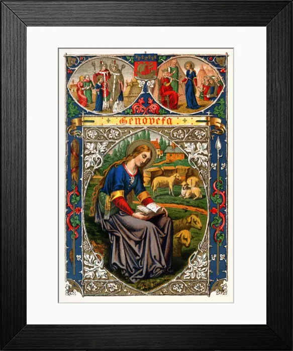Framed Print : St Genevieve, 1886 Framed Print : St Genevieve, 1886