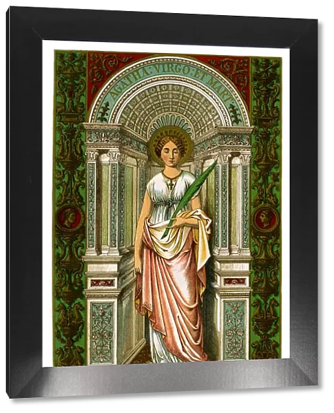 St Agatha, virgin and martyr, 1886