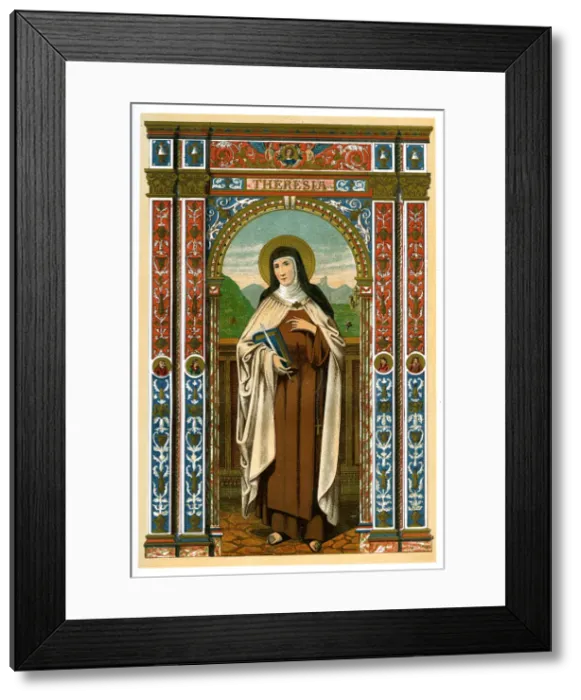 Framed Print : St Theresa of Avila, 1886 Framed Print : St Theresa of Avila, 1886