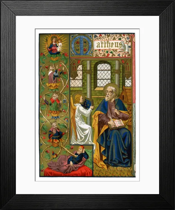Framed Print : St Matthew the Evangelist, 1886 Framed Print : St Matthew the Evangelist, 1886