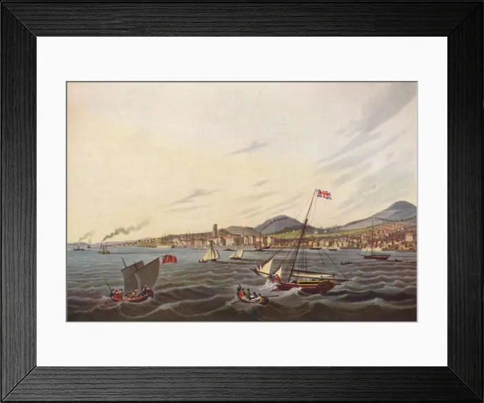 Framed Print : View of Dundee, 1824 Framed Print : View of Dundee, 1824