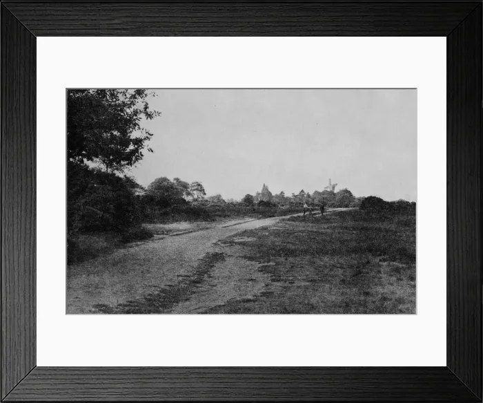 Framed Print : Wimbledon Common and the Windmill, c1900, (1912) Framed Print : Wimbledon Common and the Windmill, c1900, (1912)