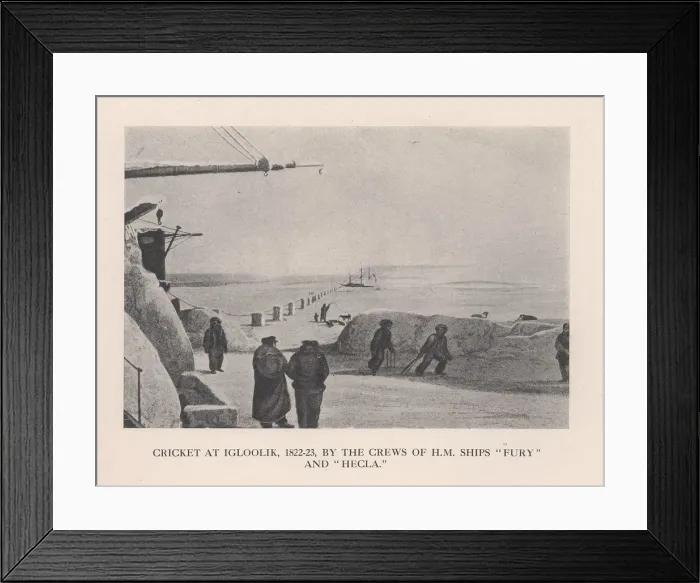 Framed Print : Cricket at Igloolik, 1822-1823 (1912)