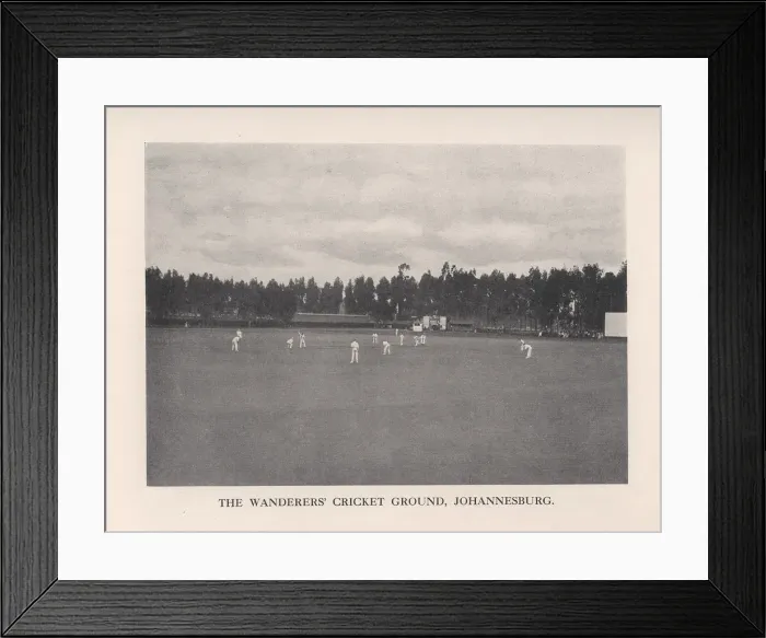 Framed Print : The Wanderers Cricket Ground, Johannesburg, South Africa, 1912 Framed Print : The Wanderers Cricket Ground, Johannesburg, South Africa, 1912