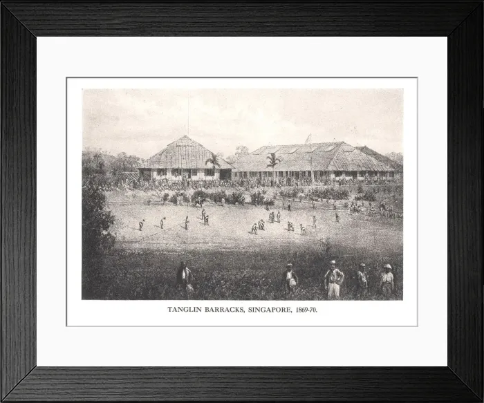 Framed Print : Tanglin Barracks, Singapore, 1869-1870 (1912) Framed Print : Tanglin Barracks, Singapore, 1869-1870 (1912)