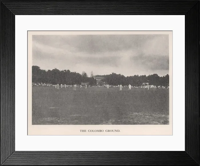 Framed Print : The Colombo Cricket Ground, Ceylon, 1912 Framed Print : The Colombo Cricket Ground, Ceylon, 1912