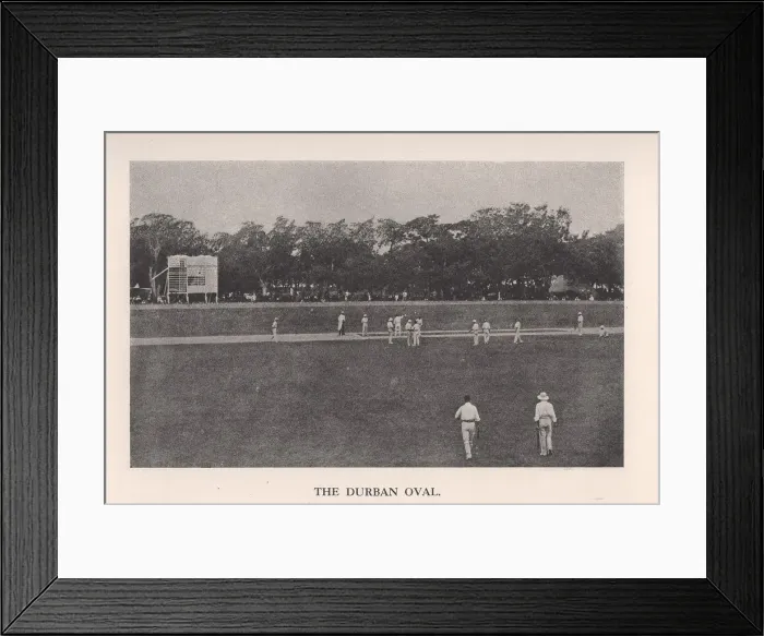 Framed Print : The Durban Oval, South Africa, 1912 Framed Print : The Durban Oval, South Africa, 1912