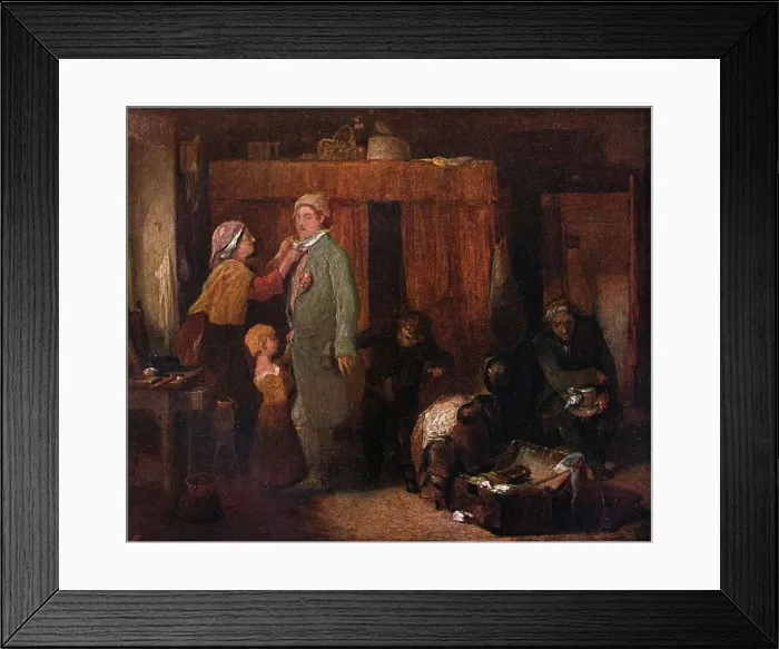 Framed Print : The Wedding-Day, c1845 (1904). Artist: William Mulready Framed Print : The Wedding-Day, c1845 (1904). Artist: William Mulready