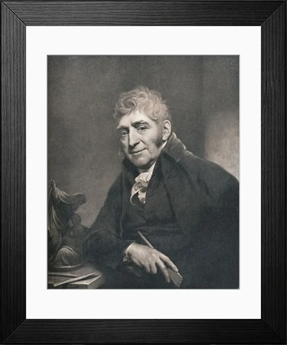 Framed Print : Portrait of Joseph Nollekens, c1812 (1904). Artist: Sir William Beechey Framed Print : Portrait of Joseph Nollekens, c1812 (1904). Artist: Sir William Beechey