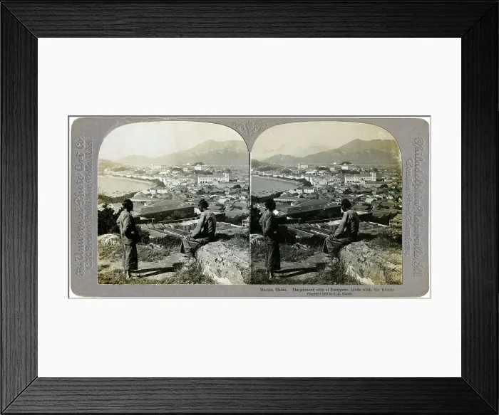 Framed Print : Macao, China, 1902. Artist: CH Graves Framed Print : Macao, China, 1902. Artist: CH Graves