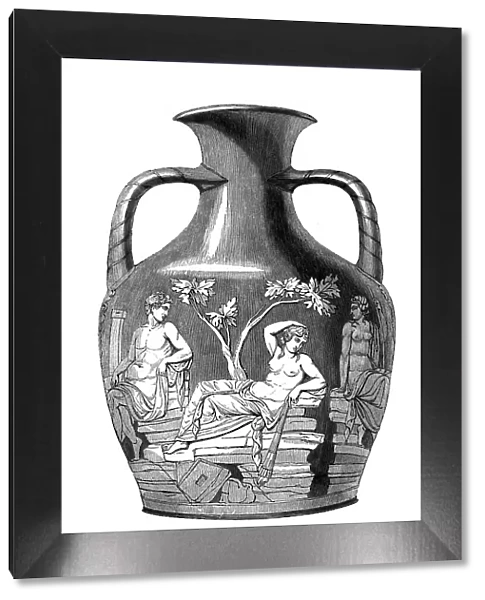 The Portland or Barberini Vase, 1843. Artist: J Jackson