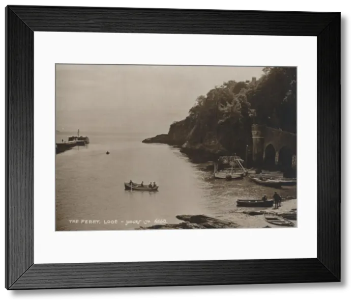 Framed Print : The Ferry Looe, 1927. Artist: Judges Ltd Framed Print : The Ferry Looe, 1927. Artist: Judges Ltd