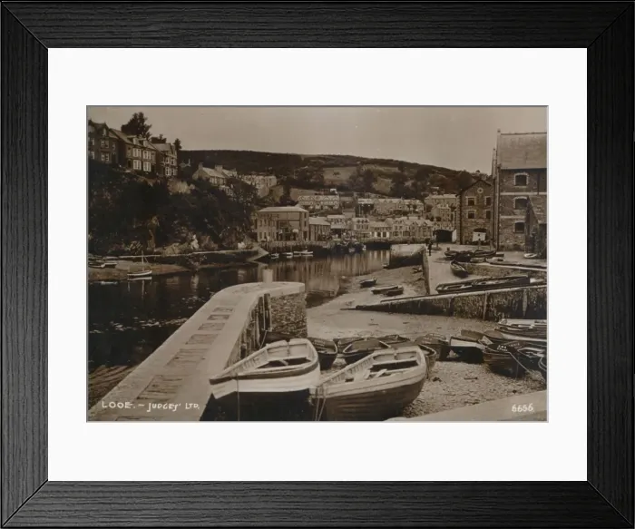 Framed Print : Looe, 1927. Artist: Judges Ltd Framed Print : Looe, 1927. Artist: Judges Ltd